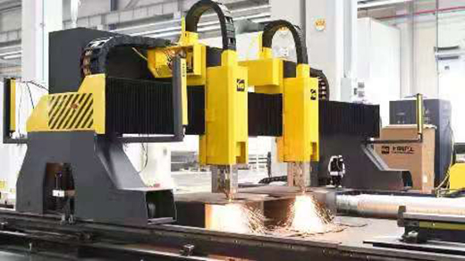 人生就是博官网双头龙门激光切割机