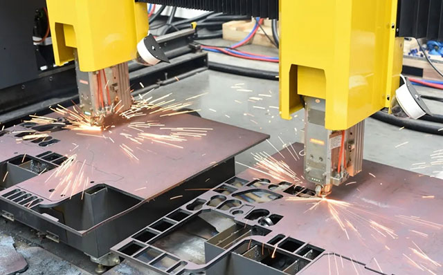 人生就是博官网双头龙门激光切割机